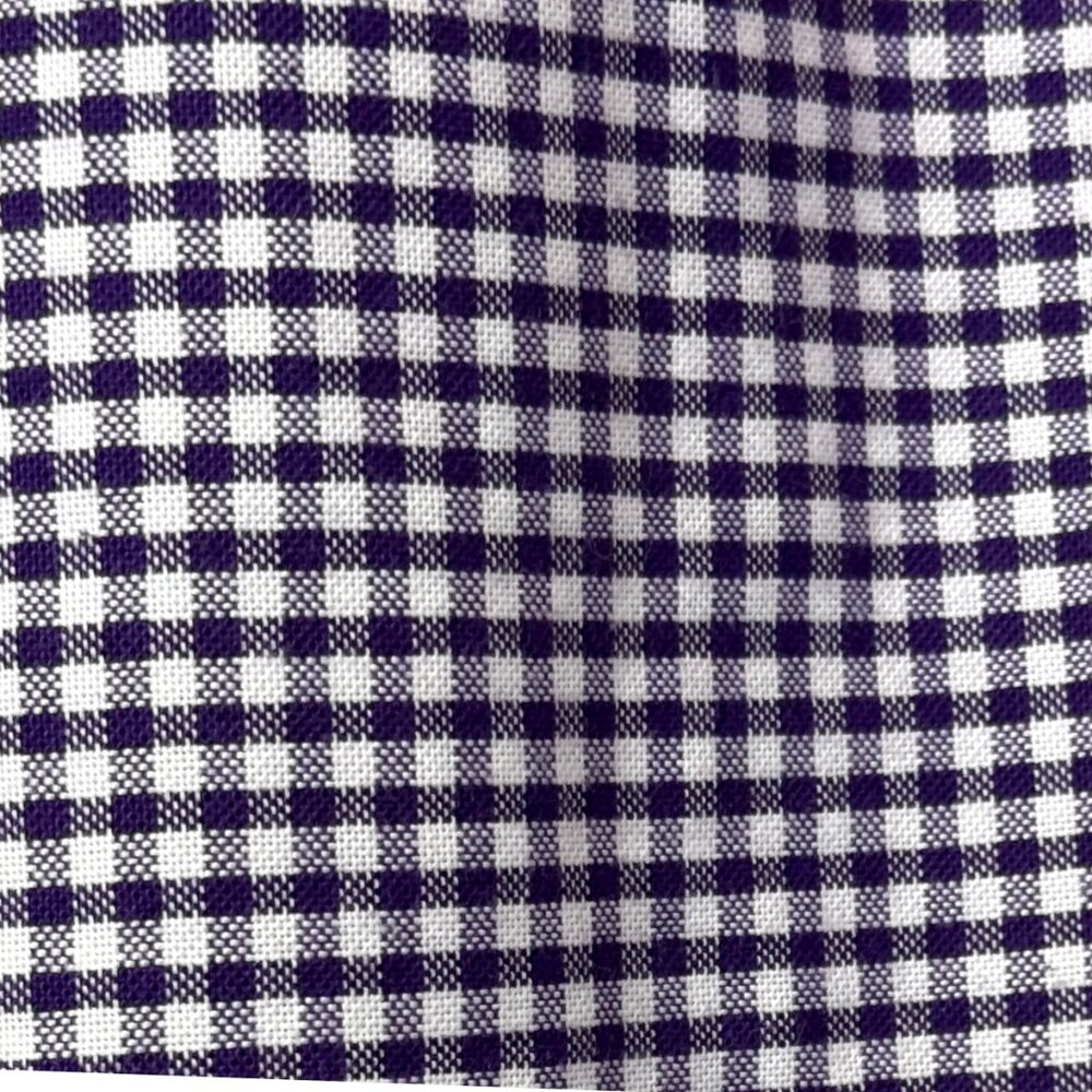Men’s Purple | White Plaid Shirt Size17(36-37) - Picture 4 of 4